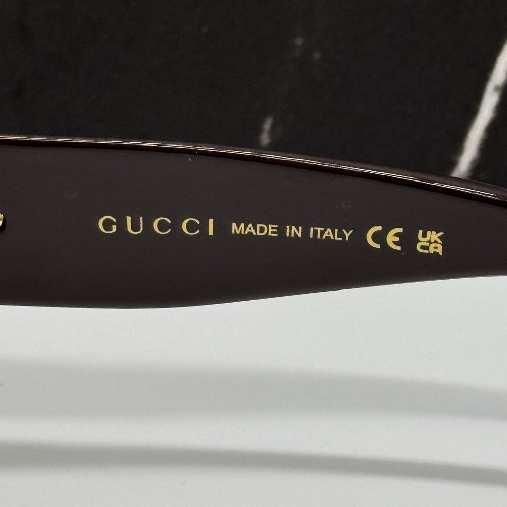 NEW GUCCI SUNGLASSES BROWN WOMEN EYEWEAR GUCCI GG1829SK 004 - Picture 10 of 11